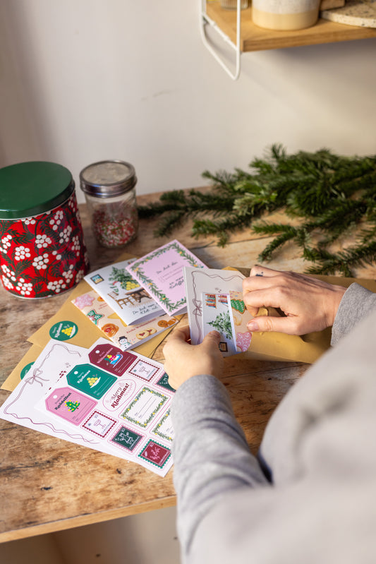 Bundle: 24 vegane Weihnachtsmenüs (Digitales Kochbuch) + Weihnachtspost